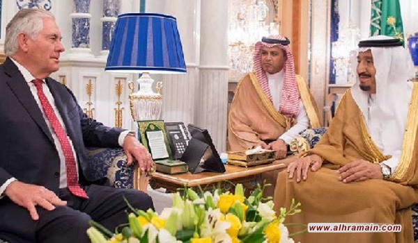 تيلرسون يعود الى الرياض في زيارة ثانية للمملكة يلتقي فيها الجبير وسلمان في مسعى جديد لحل أزمة قطر